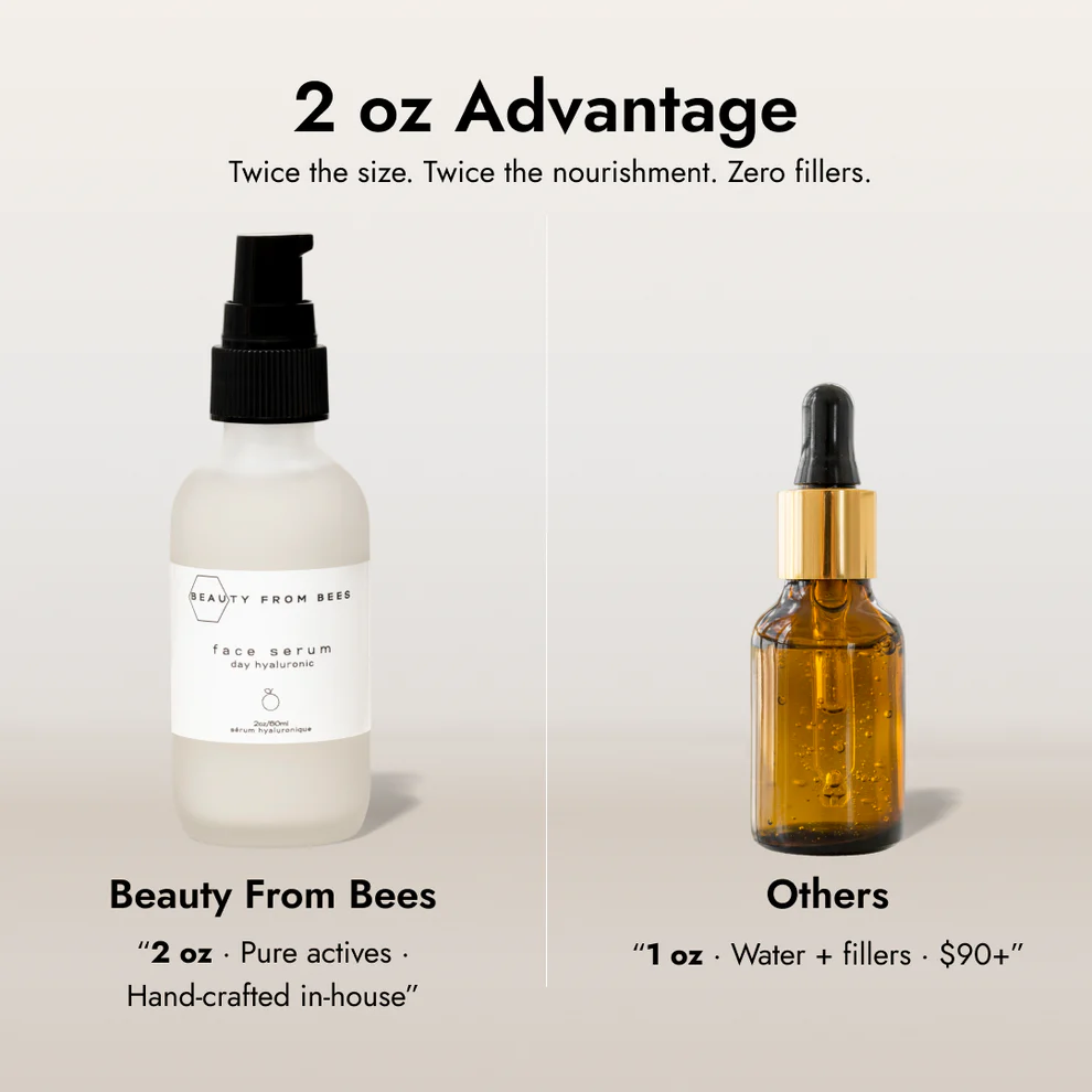 Face Serum (Day, Hyaluronic 2%) 2oz