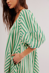 BOP Around Romper In Green Combo