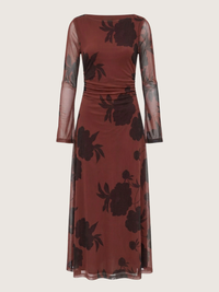 Imani Mesh Midi Dress