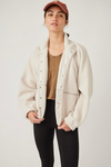 Hit The Slopes Fleece Jacket | Muted Beige