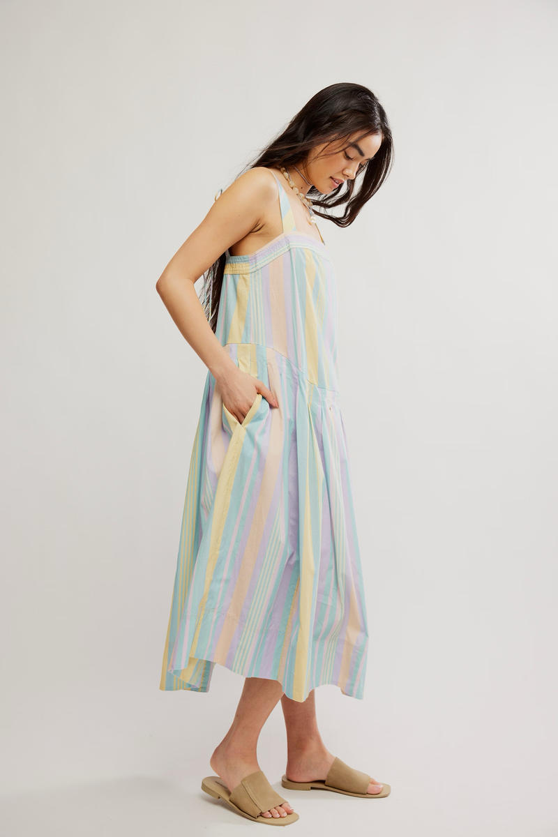 Primavera Stripe Midi | Pastel Combo