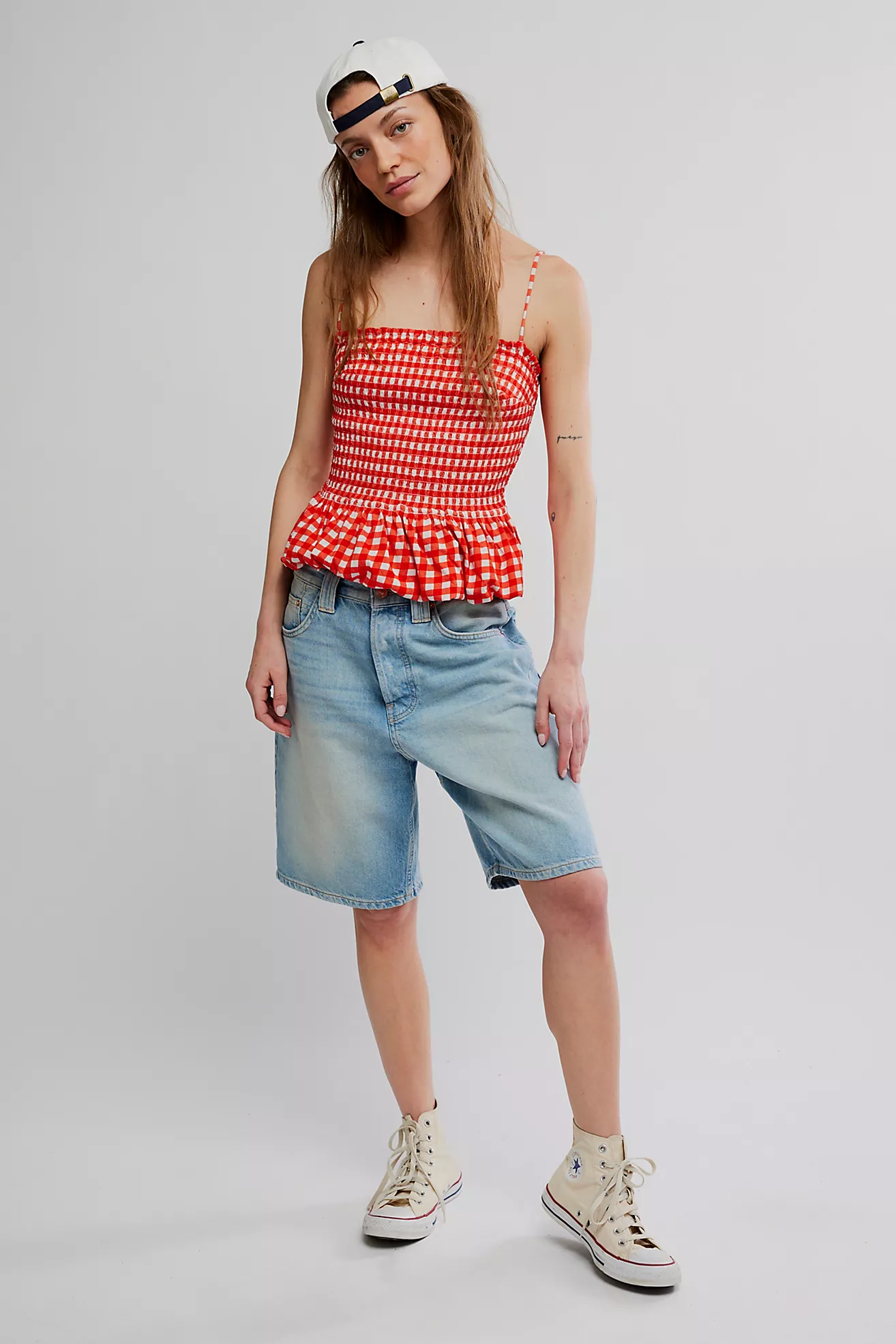Sundance Tank | Red Gingham Combo