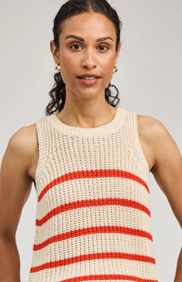 Andrea Knit Tank | Grenadine Stripe