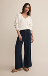 All Around V-neck Sweater | White