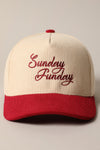 Sunday Funday Corduroy Trucker Hat