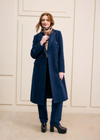 Navy Peacoat with Detachable Scarf
