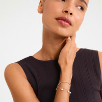 BREEZE PEARL + CRYSTAL BRACELET