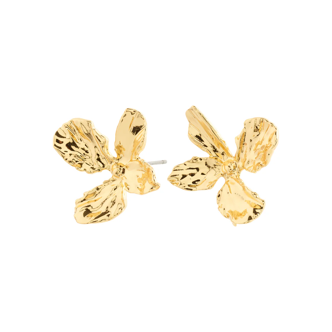 DREAM FLOWER STUD EARRINGS | GOLD