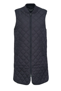 Art 25 Quilted Vest in Black