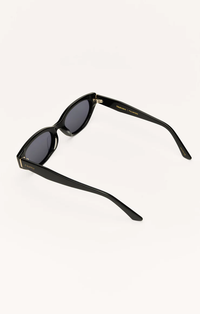Heatwave Polarized Sunglasses in Black Gloss
