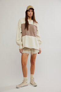 Strawberry Sweatshirt | Summer Sand Combo