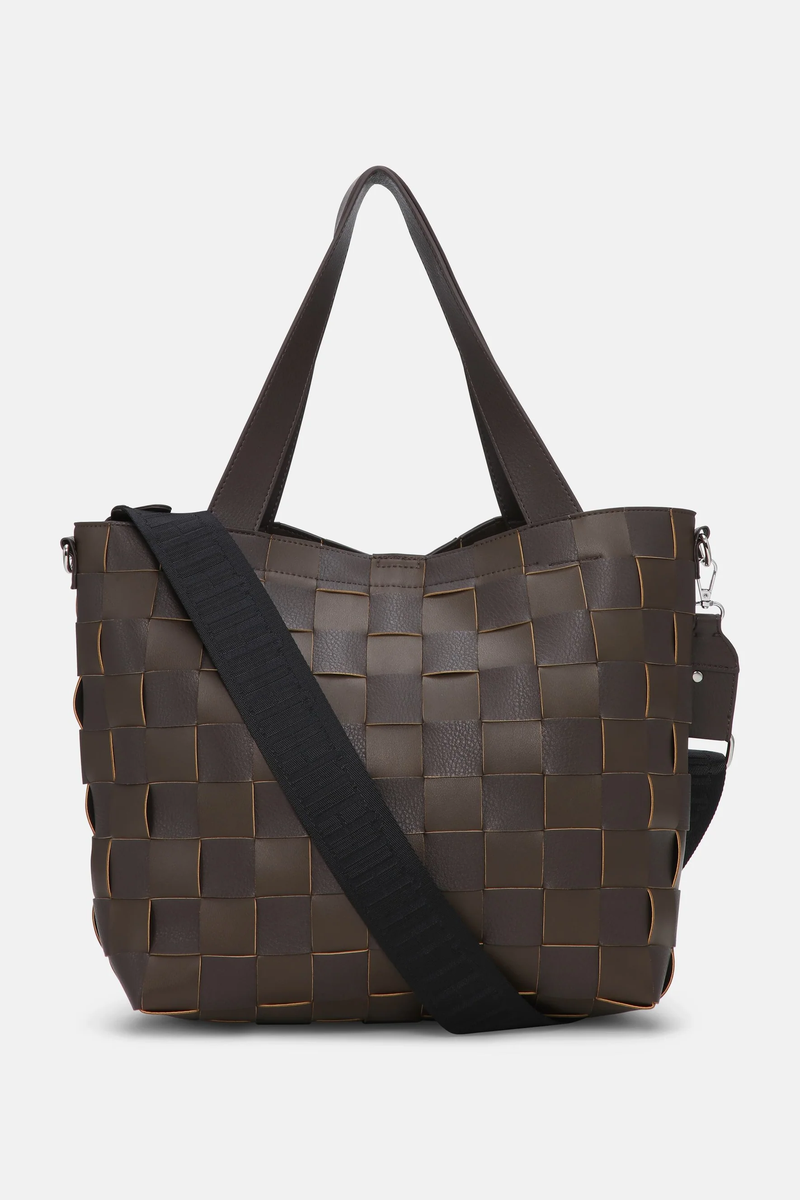 Braided Cross-Body Shopper