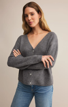 Emile V-Neck Cardigan | Classic Heather Grey