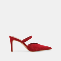 Kanika in Crimson Suede