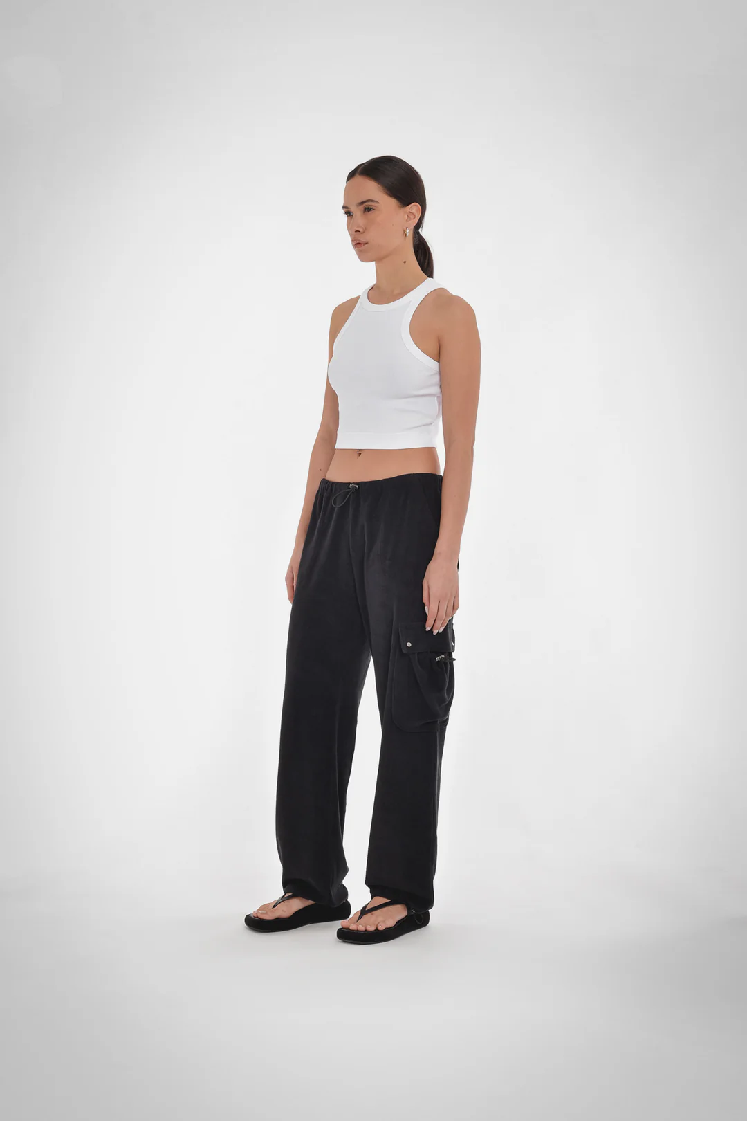 Trixie Cargo Pant In Black