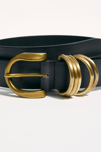 Rori Leather Belt in Black