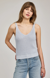 Lizzie Knit Tank | Chambray