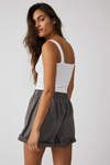 Solid Rib Brami | White
