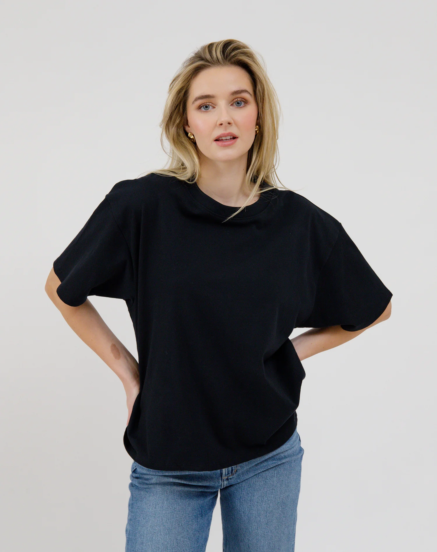The Boxy Tee | Black