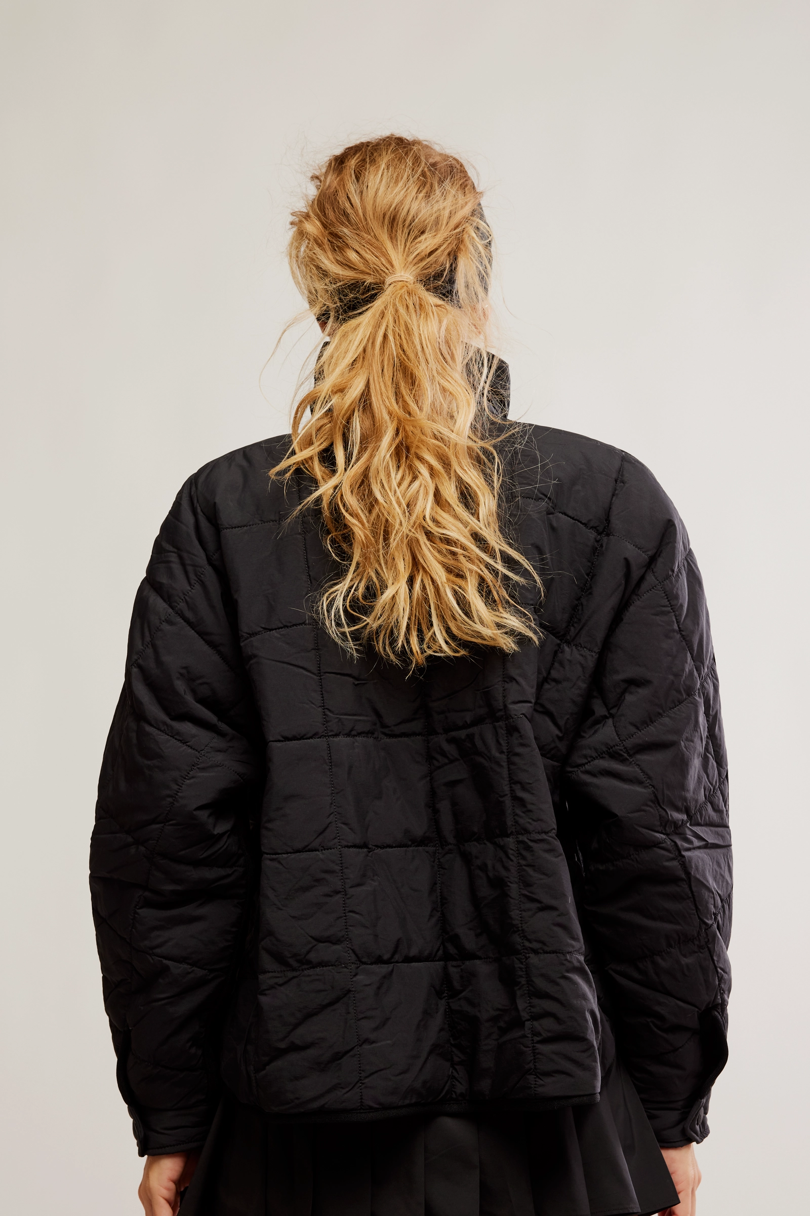 Pippa Packable Puffer Jacket | Black
