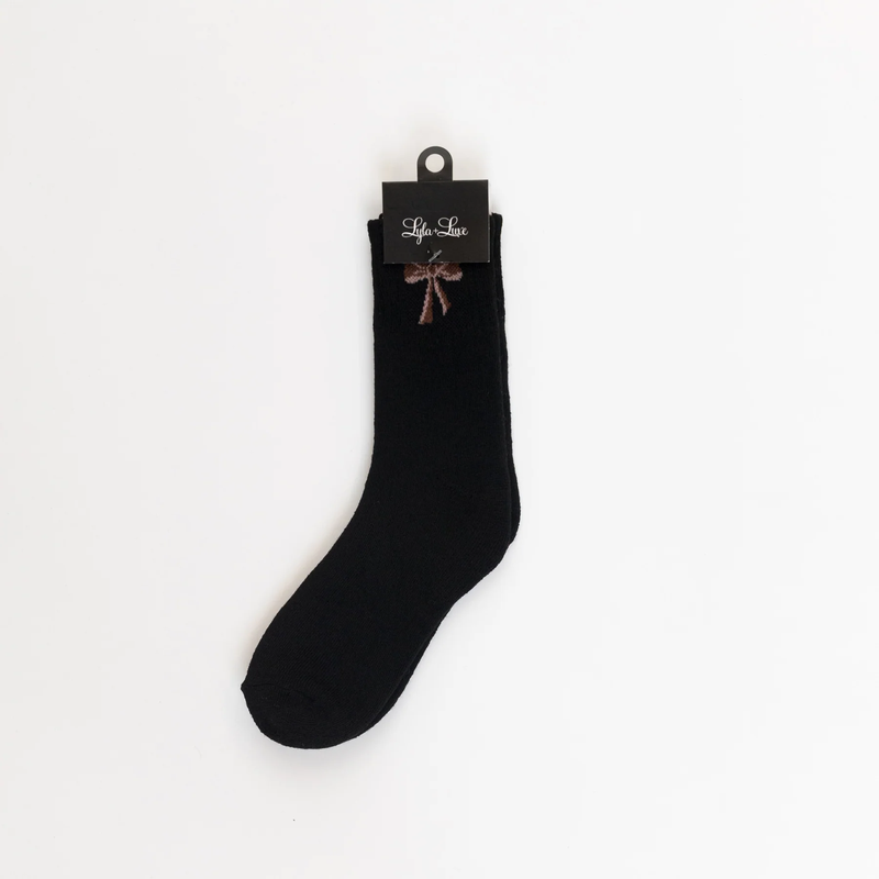 Bow Print Socks | Multiple Colours