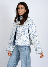 Aime Reversible Quilt Jacket | Floral