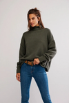 Torres Roll Neck in Moss