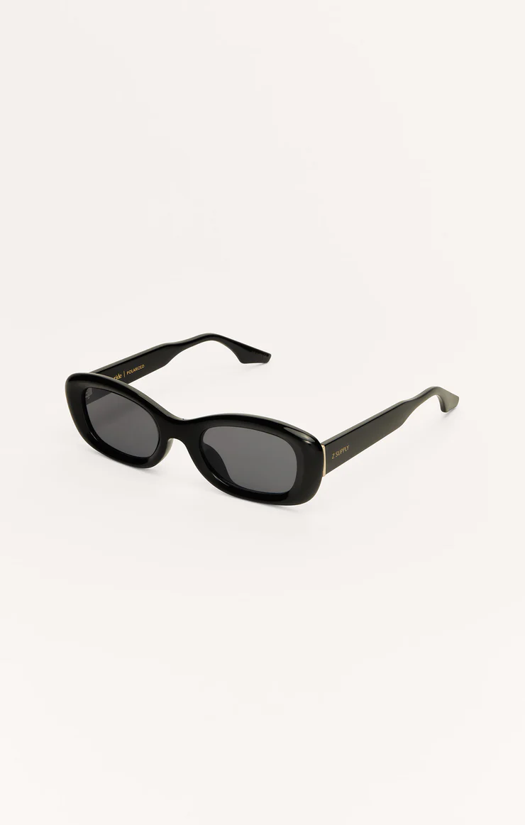 Joyride Polarized Sunglasses in Polished Black Grey