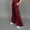 Erika Drawstring Pant in Oxblood | Scuba Collection