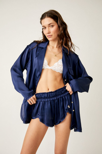 Like Honey PJ Set in Navy