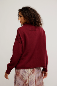 Torres Roll Neck in Wine