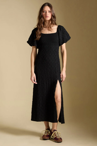 Drew Midi Dress in Black