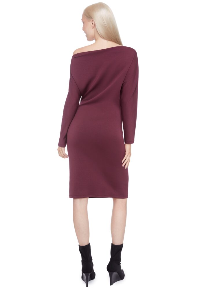 Demi Dress in Merlot