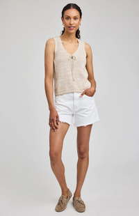 Rebel Knit Tank | Linen