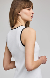 Miles Knit Tank | White