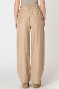 Wide Leg Flowy Pant | Safari