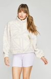 Caleb Pullover In Lilac Geo