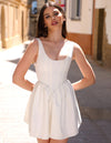 Darling Mini Dress in White