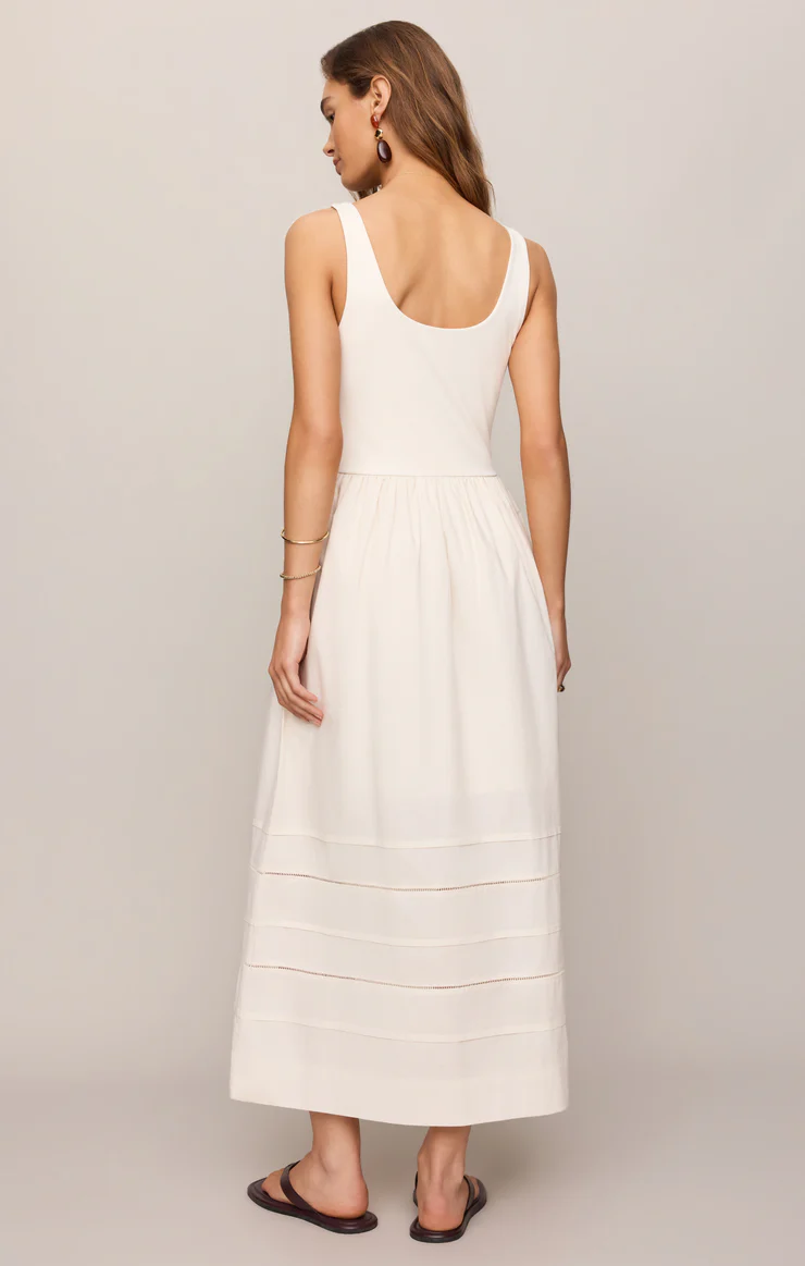 Johanna Midi Dress in Cloud
