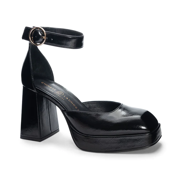 Oaklen Platform Pump in Patent Black