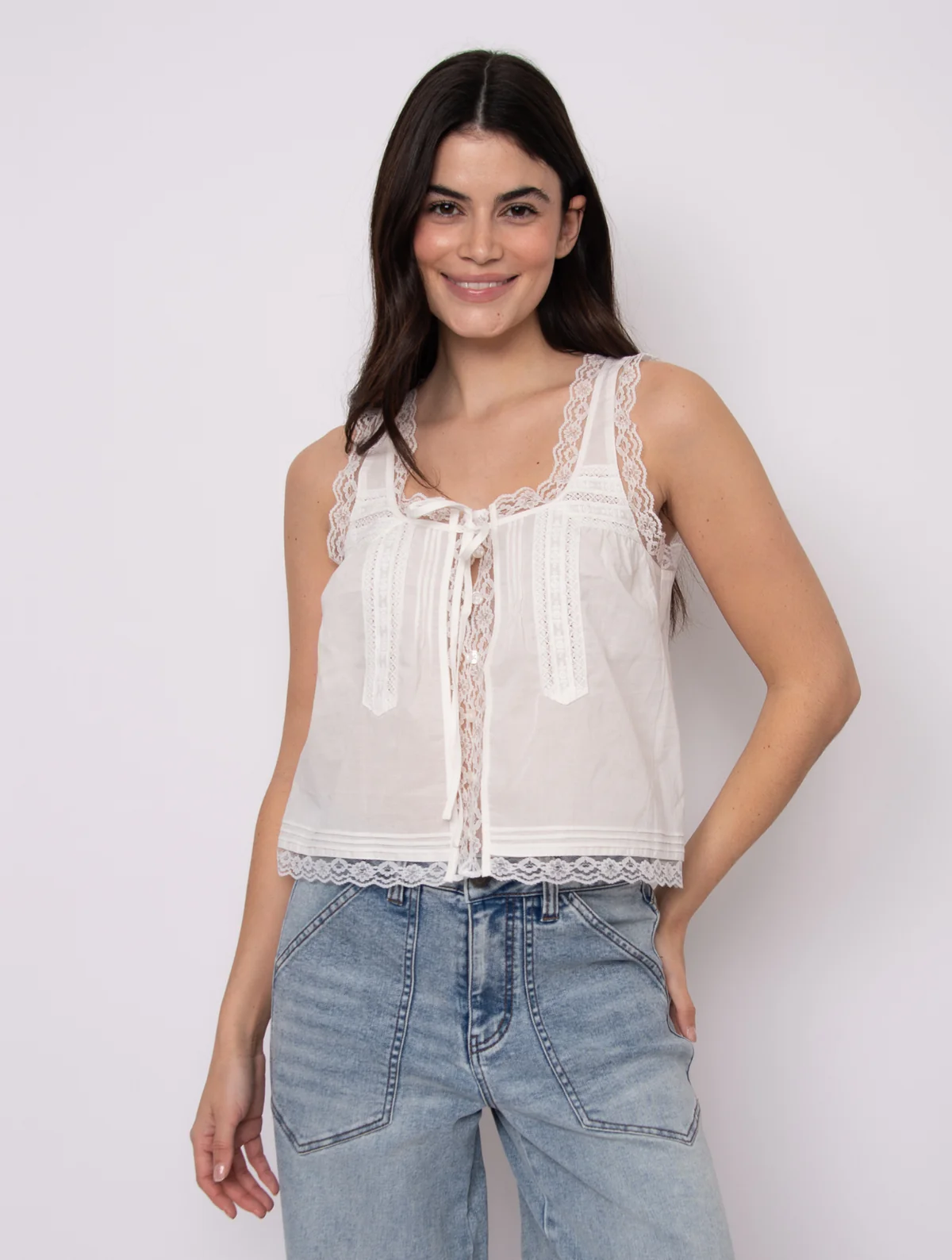 Alia Button Up Top