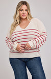 Tucker Sweater in Red Stripe
