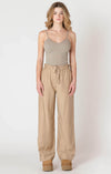Wide Leg Flowy Pant | Safari