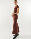 Palmer Dress in Chocolate