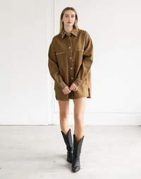 Pearl Shania Jacket | Khaki