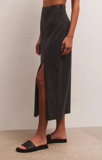 The Shilo Knit Skirt In Black