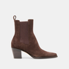 Sadie H2O Waterproof Suede Boot in Chocolate