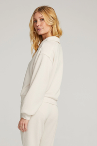 Half Zip Pullover In Salt