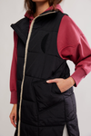 On The Move Packable Puffer Vest | Black