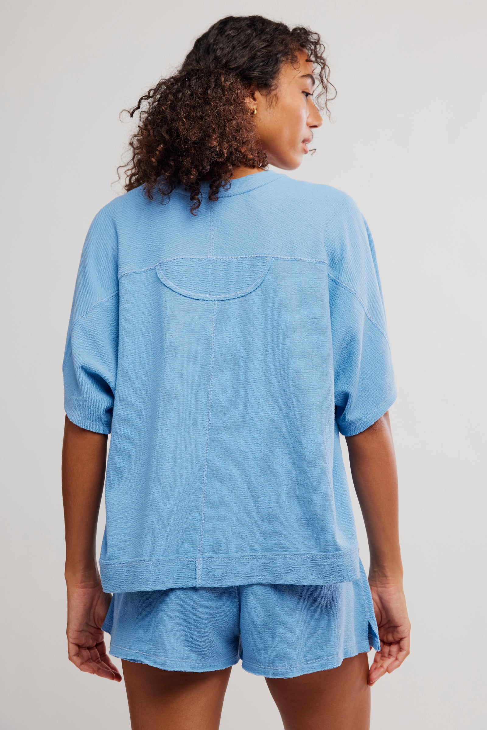 Staycation Sleep Tee | Blissful Blue